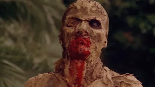 「サンゲリア」の有名なゾンビ