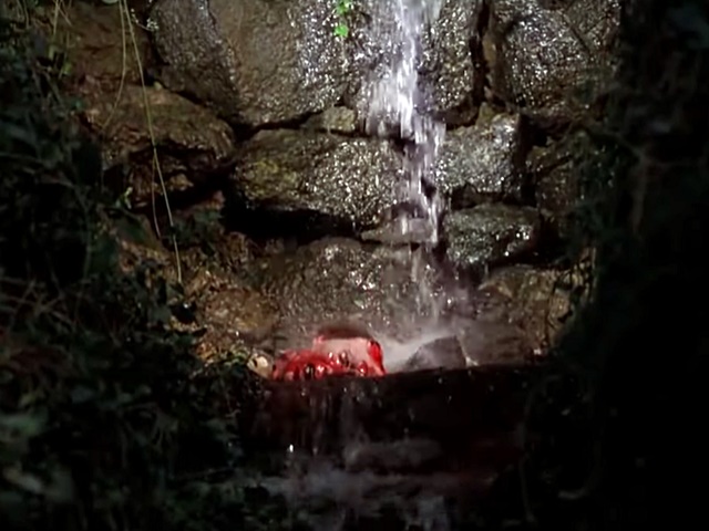 「溶解人間」滝つぼでひしゃげる生首