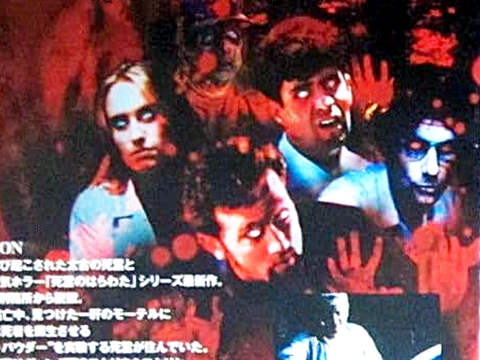 「続・死霊のはらわた」ＶＨＳジャケットのゾンビ